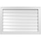 Ekena Millwork Vertical Surface Mount PVC Gable Vent: Functional, w/ 2"W x 1-1/2"P Brickmould Frame, 32"W x 22"H GVPVE32X2202SF - alternate 1
